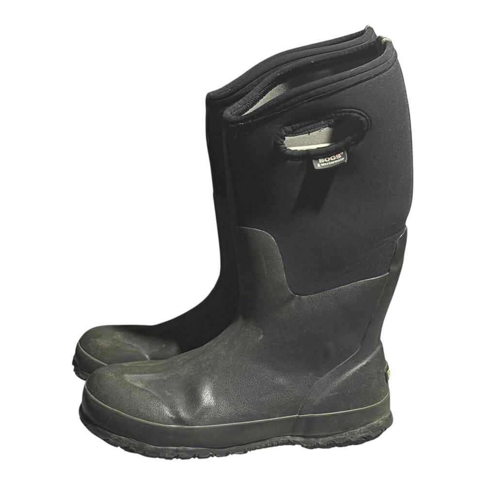 Bogs Classic High Handles Black Waterproof Insulated Boots Women's Size 10 -40 - Picture 5 of 9